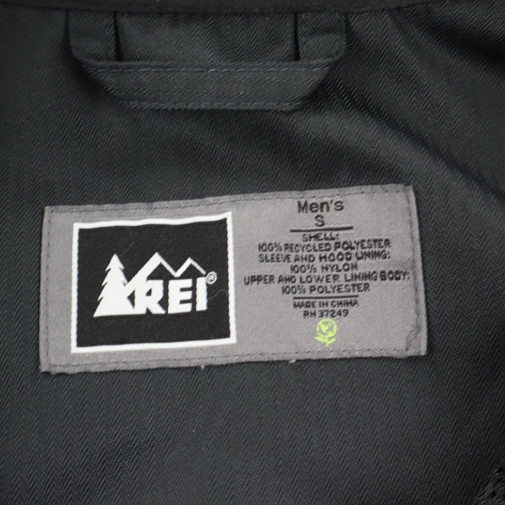 Rei E1 Elements Jacket Men's Small Gray Full Zip … - image 4